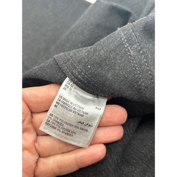 INC International Concepts High Rise Straight Ponte Pants, Dark Heather Gray, M - Picture 7 of 14